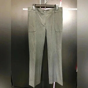 LOFT Marisa Mid Rise,pants,Slash pockets,stretch,zipper fly,Herringbone pattern